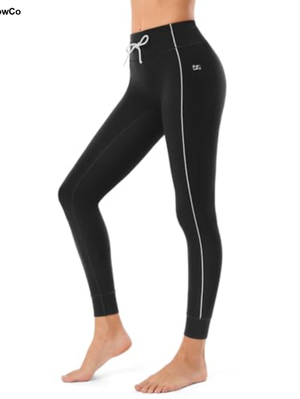 Seamless High Waist Drawstring Leggings Nylon Spandex Yoga Gym Pants